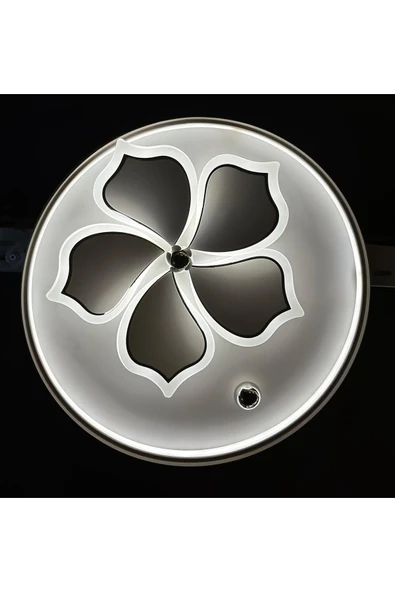 Bohem Aydınlatma Beyaz Plafonyer Tavana Sıfır avize 3 Renkli Gece Modlu Kumandalı Modern Salon Mutfak Yatak Odası - Resim 7