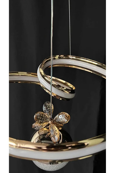 Bohem Aydınlatma Tek Göz 3 Renk Led Avize Sarı/Beyaz/Gün ışığı - Resim 5