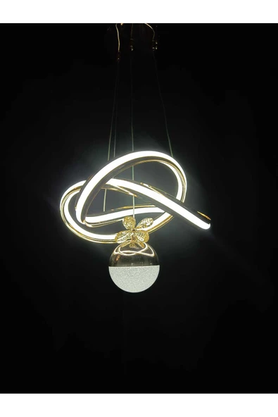 Bohem Aydınlatma Bohem Avize Kelebek Tasarım Çift Taraf 3 Renk LED Modern Avize Beyaz/Sarı/Gün ışığı - Resim 4