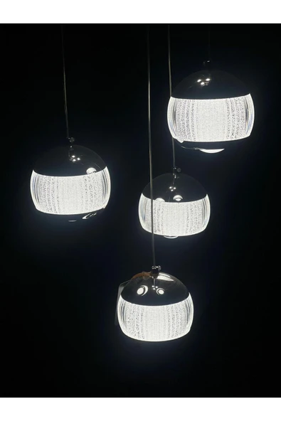 Bohem Aydınlatma Damla Sarkıt Avize Modeli 3 renk LED Modern Avize - Resim 3