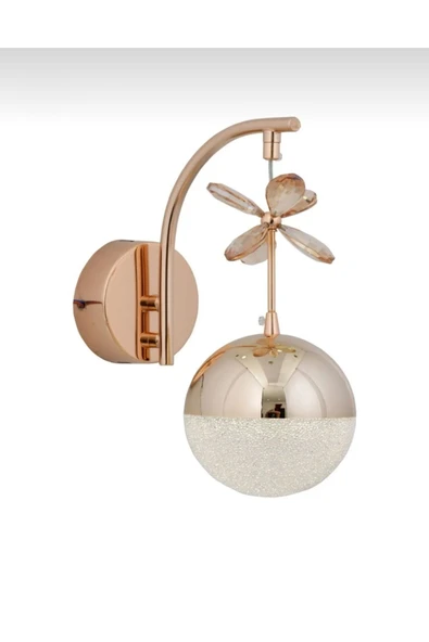 Bohem Aydınlatma Kelebek 3 Renk Ledli GOLD Led Aplik - Resim 2