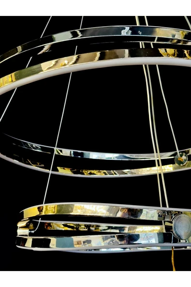 Bohem Aydınlatma LQ147 Modern/Lüks Avize 3 Renk Led Beyaz/Sarı/Gün ışığı - Resim 7