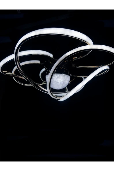 Bohem Aydınlatma Bohem Avize 3 renk LED Sarmaşık Tek Top Avize Beyaz/Sarı/Gün ışığı - Resim 4