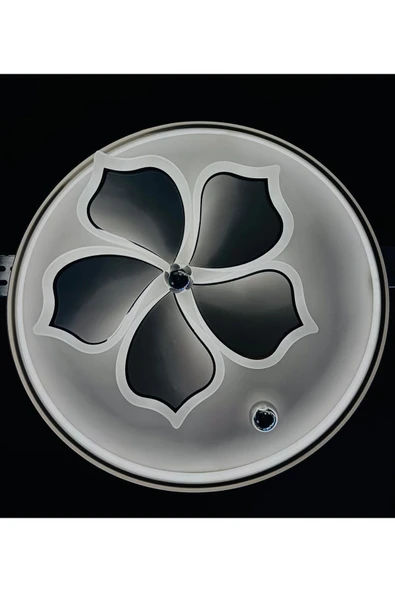 Bohem Aydınlatma Beyaz Plafonyer Tavana Sıfır avize 3 Renkli Gece Modlu Kumandalı Modern Salon Mutfak Yatak Odası - Resim 6