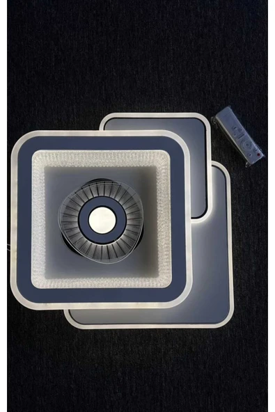 Bohem Aydınlatma Beyaz Plafonyer Tavana Sıfır avize 3 Renkli Gece Modlu Kumandalı avizeler - Resim 3