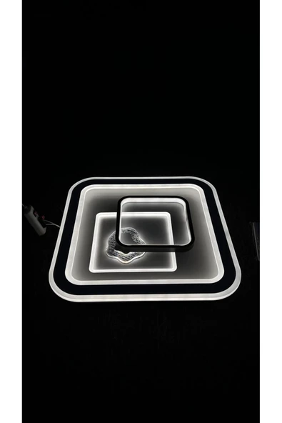 Bohem Aydınlatma Beyaz Plafonyer Tavana Sıfır avize 3 Renkli Gece Modlu Kumandalı avizeler - Resim 3