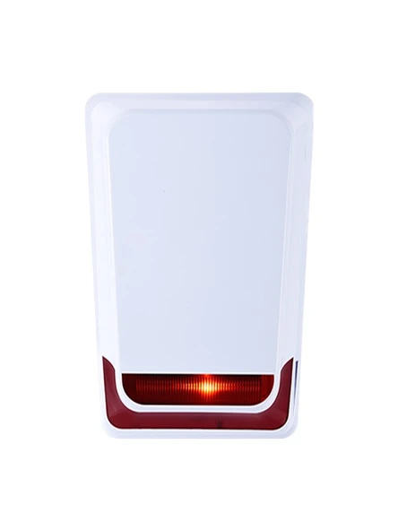TSS-5790R Kırmızı Kablolu Flaşörlü Dış Ortam Siren ürün görseli 1