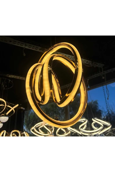 Bohem Aydınlatma Çift Yönlü/Çift Kanallı Kumandalı İmza Modeli Avize 3 Renk Led Beyaz/Sarı/Gün ışığı - Resim 3