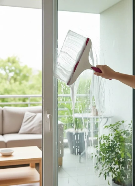 2'Li Takım - Pembe, Çekçek Tezgah Üstü ve Cam Çekpası - Resim 3