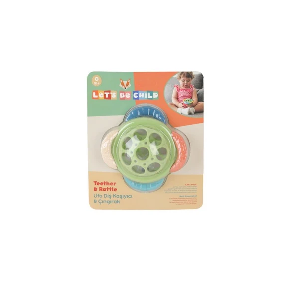 30800  Ufo Diş Kaşıyıcı & Çıngırak +0 ay ürün görseli 1