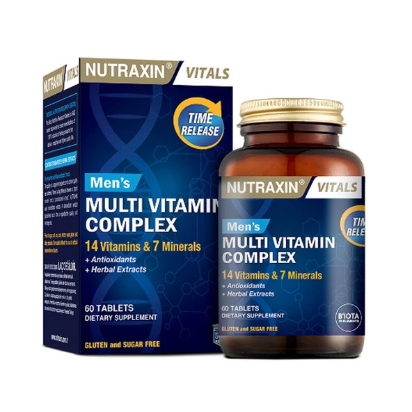 NUTRAXIN MEN VITAMIN 60 TABLET ürün görseli 1