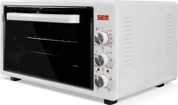 SEM Hamurcu 46 lt Lüks Fırın Çift Cam Ön Panel SC-4602 ürün görseli 1