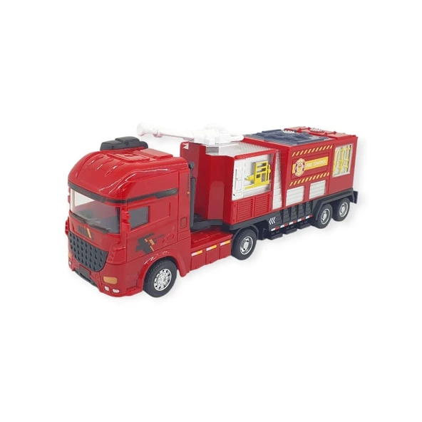 Metal İtfaiye Arabası - Arazöz 26cm - 706-45 ürün görseli 1