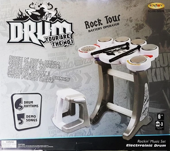 NessiWorld Drum Rock Elektronik Bateri - Resim 2