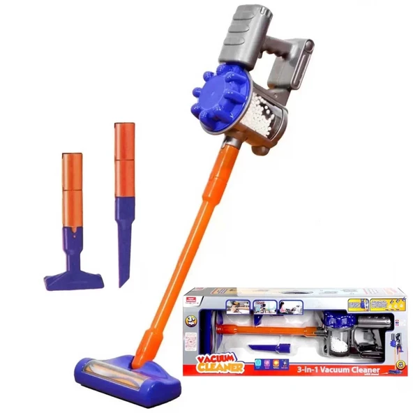 Vacuum Cleaner Pilli Kablosuz Oyuncak Dikey Standlı Elektrik Süpürgesi ürün görseli 1