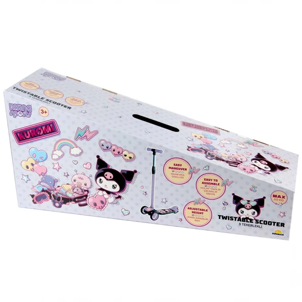 Kuromi 3 Tekerlekli Twist Scooter - Resim 2