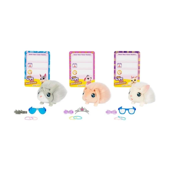 LP303000 Live Pets Anne Tavşan ve Yavruları Oyun Seti - 26593 - Resim 4