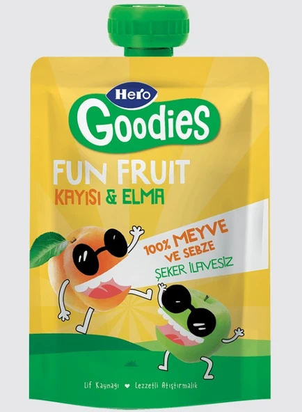 Hero Goodies Kayısı Elma Havuç 100 Gr ürün görseli 1