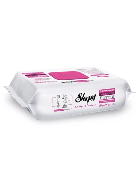 Yüzey Temizlik Havlusu 100 Adet Lilyum Pembe