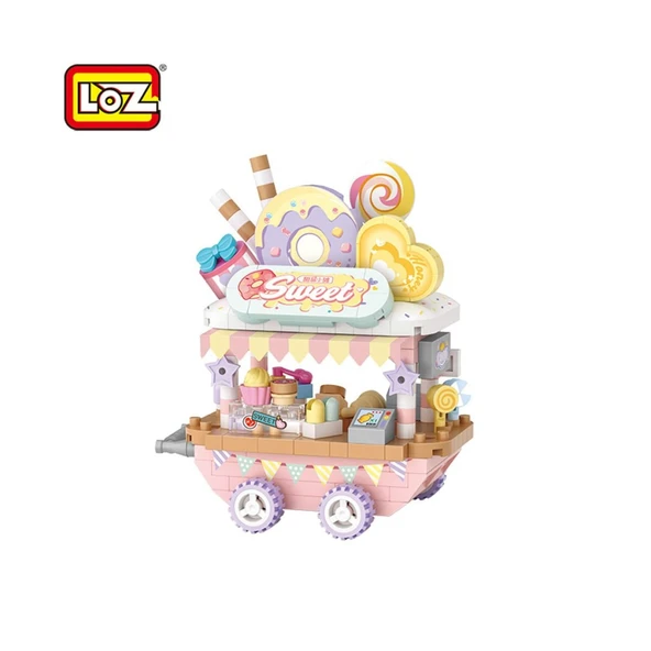 LZ-8855 NessiWorld TATLI SEPETİ ARABASI 300 PARÇA BLOCK OYUNCAK ürün görseli 1