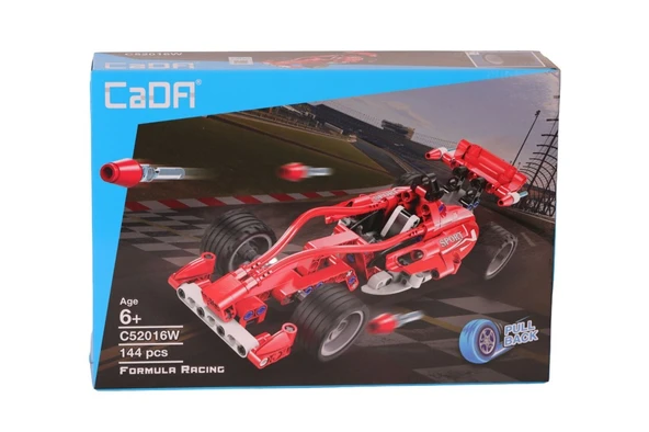 C52016W YARIŞ ARABASI ÇEK BIRAK 144 PARÇA BLOCK OYUNCAK ürün görseli 1