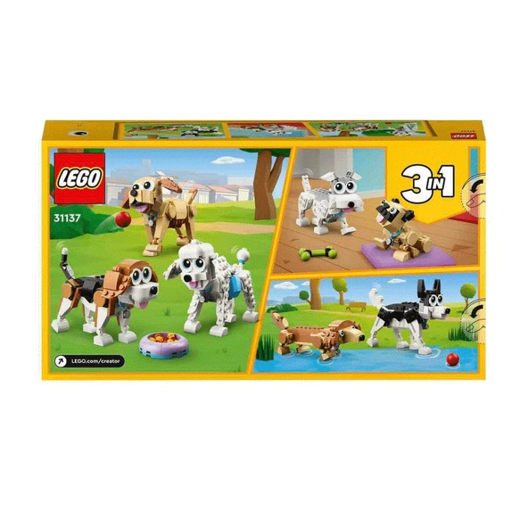 31137 Creator 3in1 - Sevimli Köpekler 475 parça +7 yaş - Resim 2