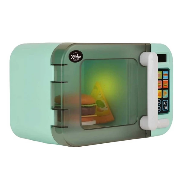 Dokunmatik Ekranlı Işıklı ve Sesli Oyuncak Mikrodalga Fırın ürün görseli 1