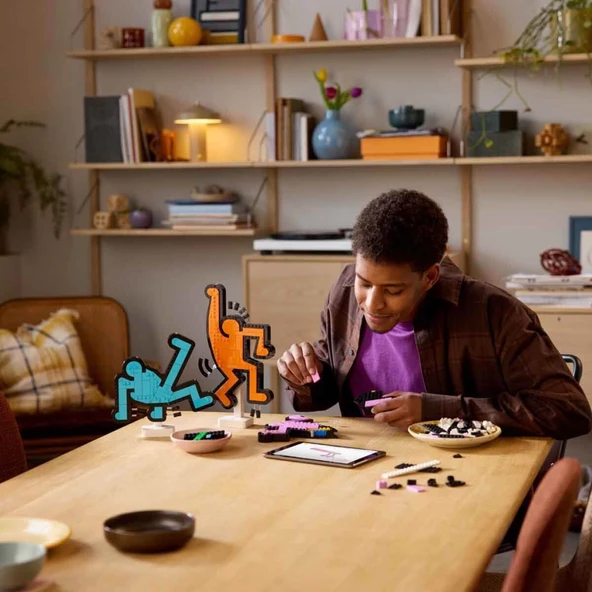 Art Keith Haring – Dans Eden Figürler 31216 - Resim 4