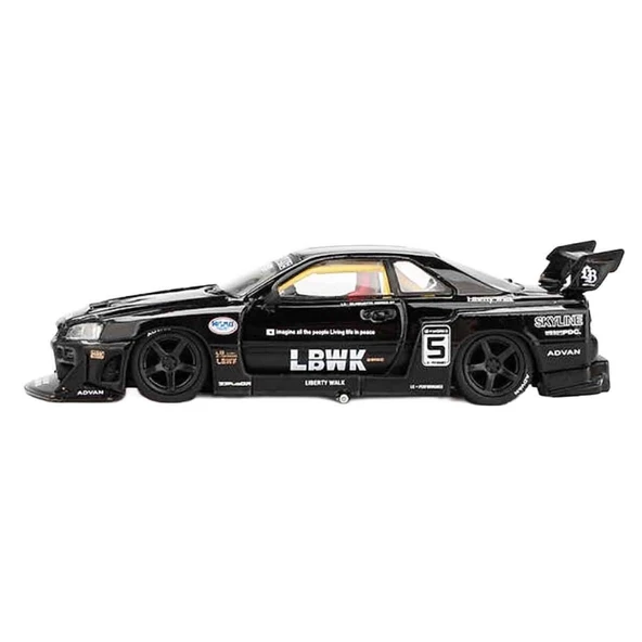 PTTAVM: Mini GT Nissan LB ER34 Super Silhouette Skyline Black BL