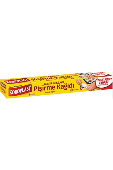 Hazır Kesilmiş Pişirme Kağıdı 16 Yaprak 4 Adet - Resim 3