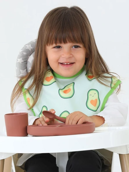 Baskılı BLW Kolsuz Önlük 788 Avokado - Resim 4