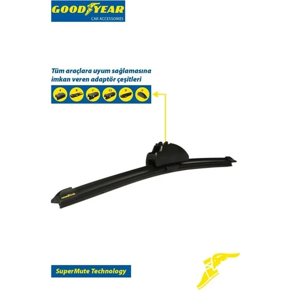 Goodyear SUPERMUTE TECHNOLOGY ÖN TEK MUZ SİLECEK 24 (600MM) - Resim 4