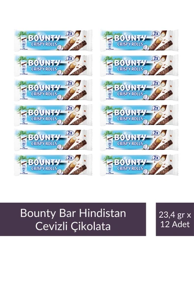 Bounty Crıspy Rolls 23,4 gr x 12 Adet ürün görseli 1