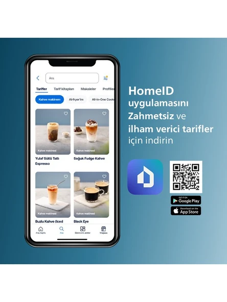 PHILIPS LatteGo Tam Otomatik Espresso Makinesi, 12 Sıcak ve Soğuk İçecek, Silent Brew, EP4446/70 - Resim 8