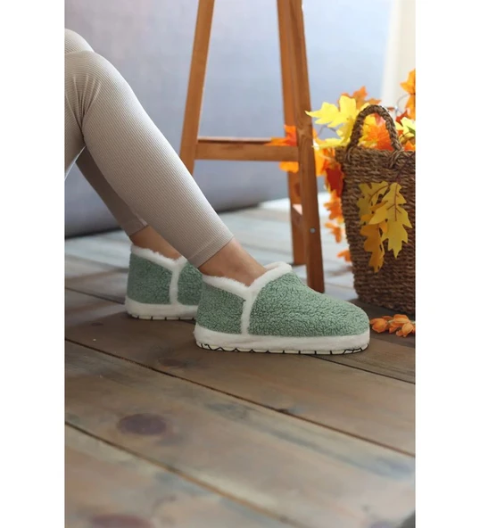 Pofuduk Yumuşak Ev Terliği Botu Panduf - Resim 3