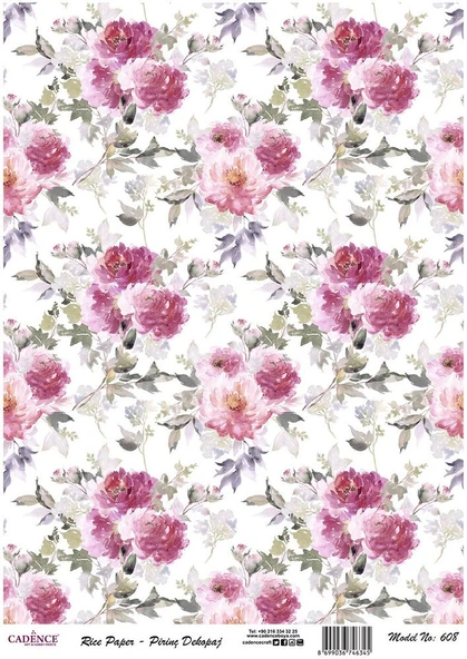 Cadence Pirinç Dekopaj Kağıdı - Model 608 ürün görseli 1