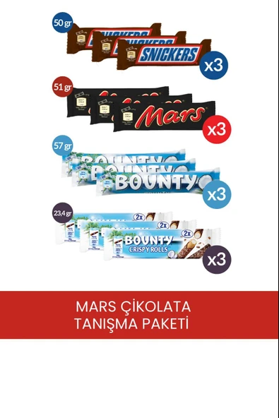 Mars Çikolata Tanışma Paketi ürün görseli 1