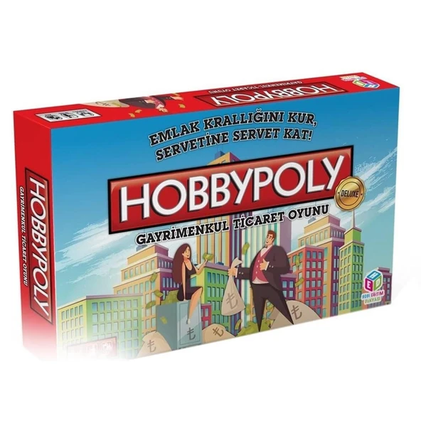 Hobi Eğitim Dünyası Hobbypoly Gayrimenkul Emlak Ticaret Oyunu GKO ürün görseli 1