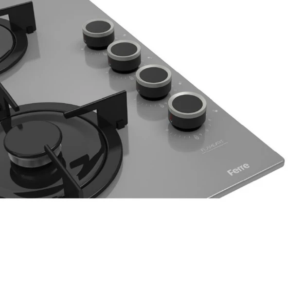 Ferre FlowArt & SilentArt VEVE/ Sessiz Antrasit-Gri Ankastre Set (D088-SA + QBL62CPR + CS208-FA ) - Resim 7