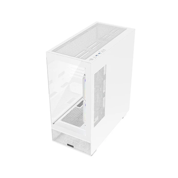 FAZEON F17 750W 80PLUS BRONZE 3x120mm ARGB Fanlı ATX Beyaz Bilgisayar Kasası - Resim 5