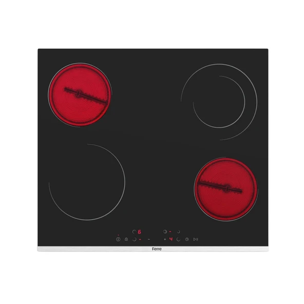 Ferre FryArt&Buharlı Alverra Sessiz Davlumbaz Elektrikli Siyah Ank. Set (D077-SA + MS263 + XE64CS) - Resim 3
