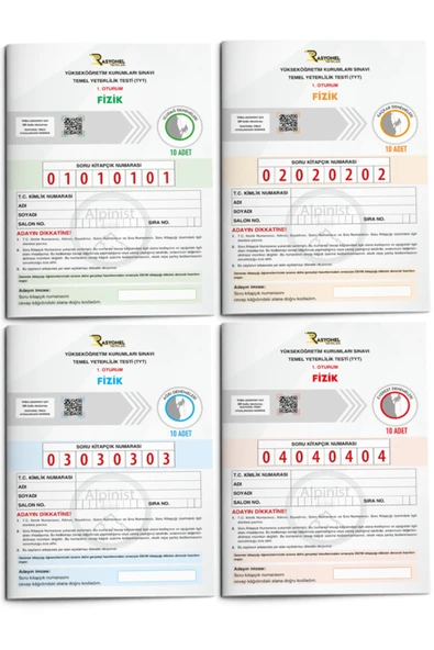 Tyt Fizik 40 Lı Deneme Seti (ALPİNİST SERİSİ) (YAZARLARINDAN VİDEO ÇÖZÜMLÜ) - Resim 3