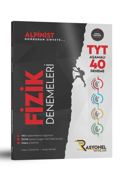 Tyt Fizik 40 Lı Deneme Seti (ALPİNİST SERİSİ) (YAZARLARINDAN VİDEO ÇÖZÜMLÜ) - Resim 2