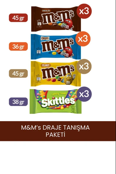 M&M's Draje Tanışma Paketi ürün görseli 1