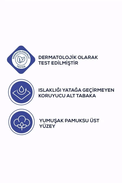 Moly Yatak Koruyucu Örtü 60x90 Cm 30'lu X 3 Adet - Resim 2