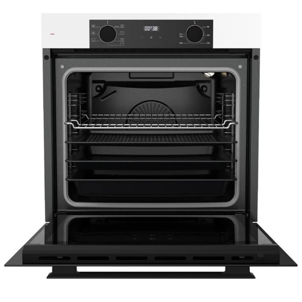 Ferre FryART & SilentArt Lara / Sessiz Beyaz Ankastre Set ( D078-SA + QEP63CB + LN386 ) - Resim 6