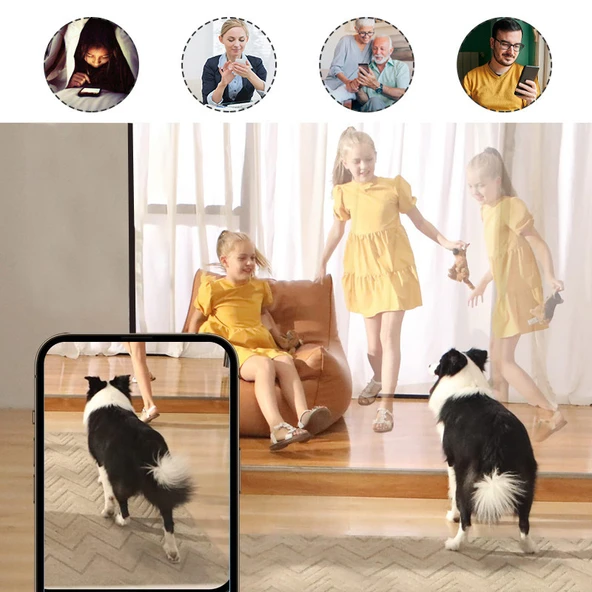 Hareket Algılamalı Sesli İletişimli Gece Görüşlü Bebek Kamerası - Resim 6