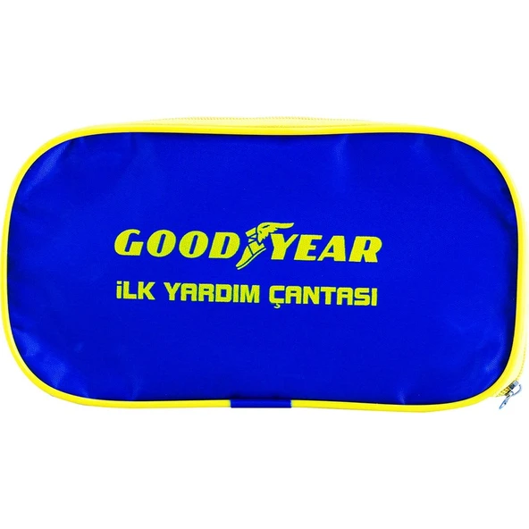 Goodyear Lisanslı İlk Yardım Seti 12 Parça Mavi Renkli Taşıma Çantasıyla ürün görseli 1