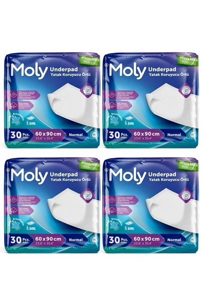 Moly Yatak Koruyucu Örtü 60x90 cm 120'li - Resim 2