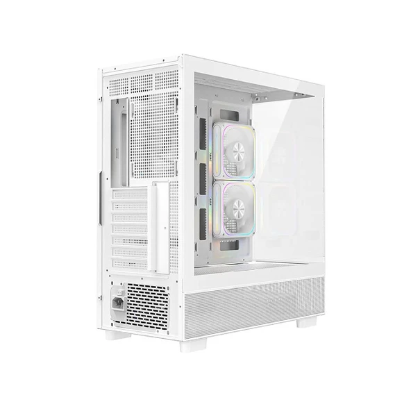 FAZEON F17 750W 80PLUS BRONZE 3x120mm ARGB Fanlı ATX Beyaz Bilgisayar Kasası - Resim 6